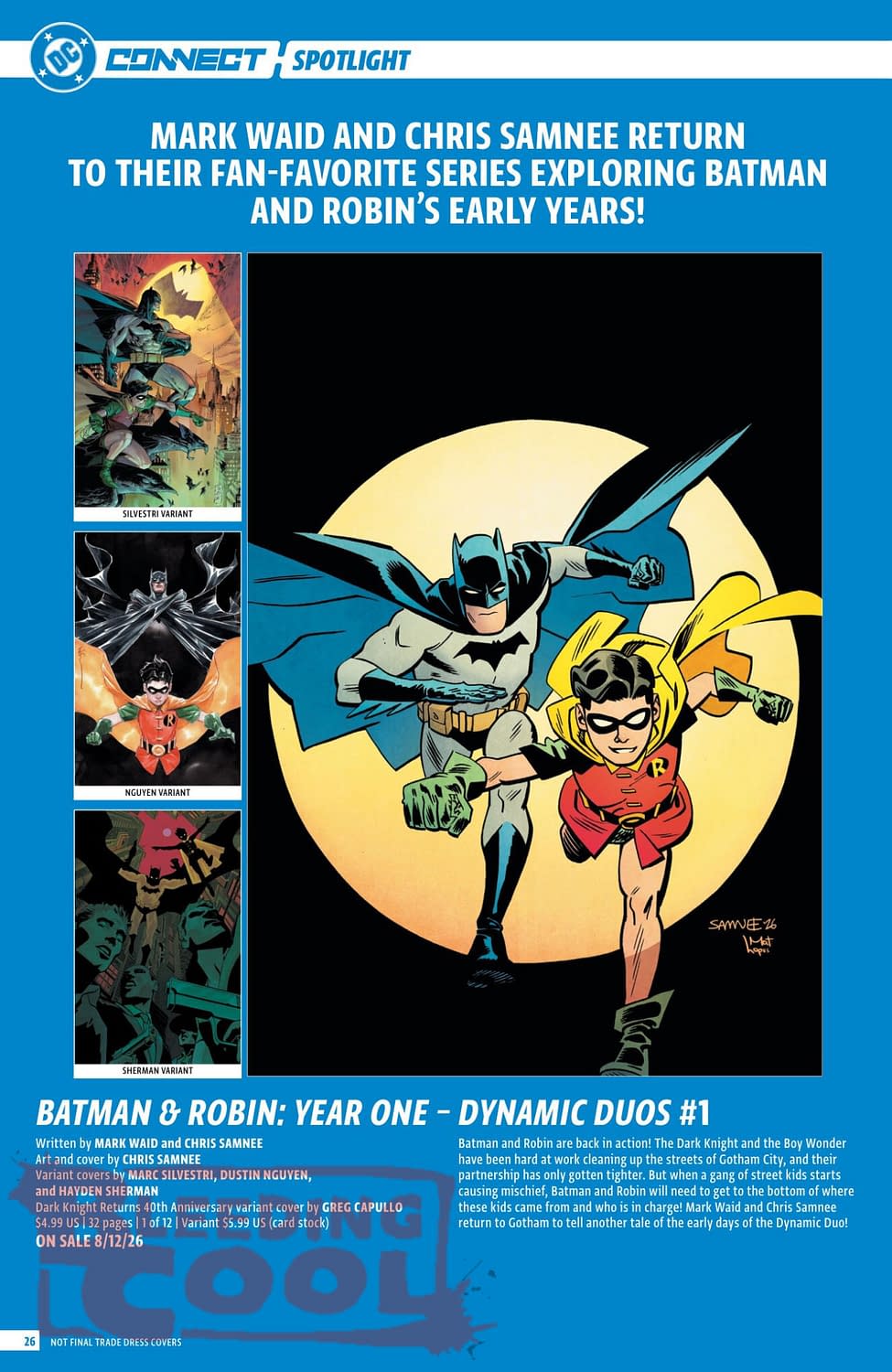 DC Comics August 2026 Solicits And Solicitations