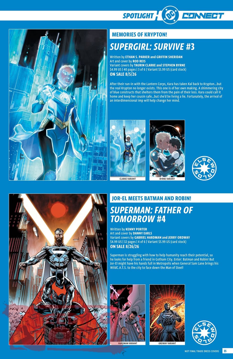 DC Comics August 2026 Solicits And Solicitations