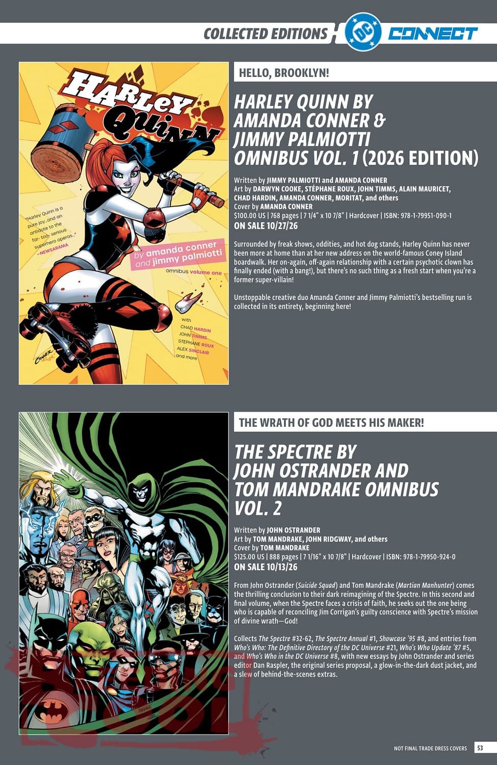 DC Comics August 2026 Solicits And Solicitations
