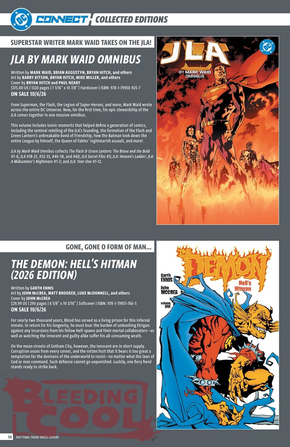 DC Comics August 2026 Solicits And Solicitations