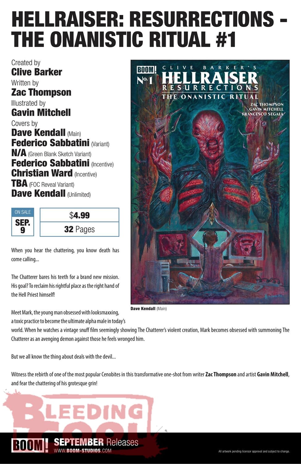 Exclusive: Boom Studios Official September 2026 Full Solicits