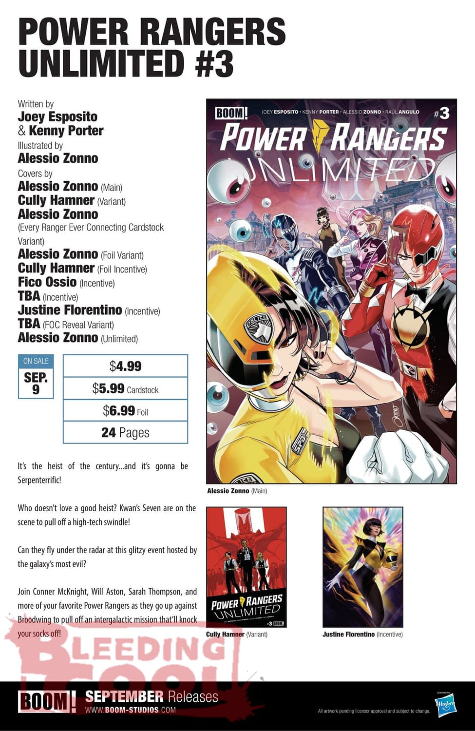 Exclusive: Boom Studios Official September 2026 Full Solicits