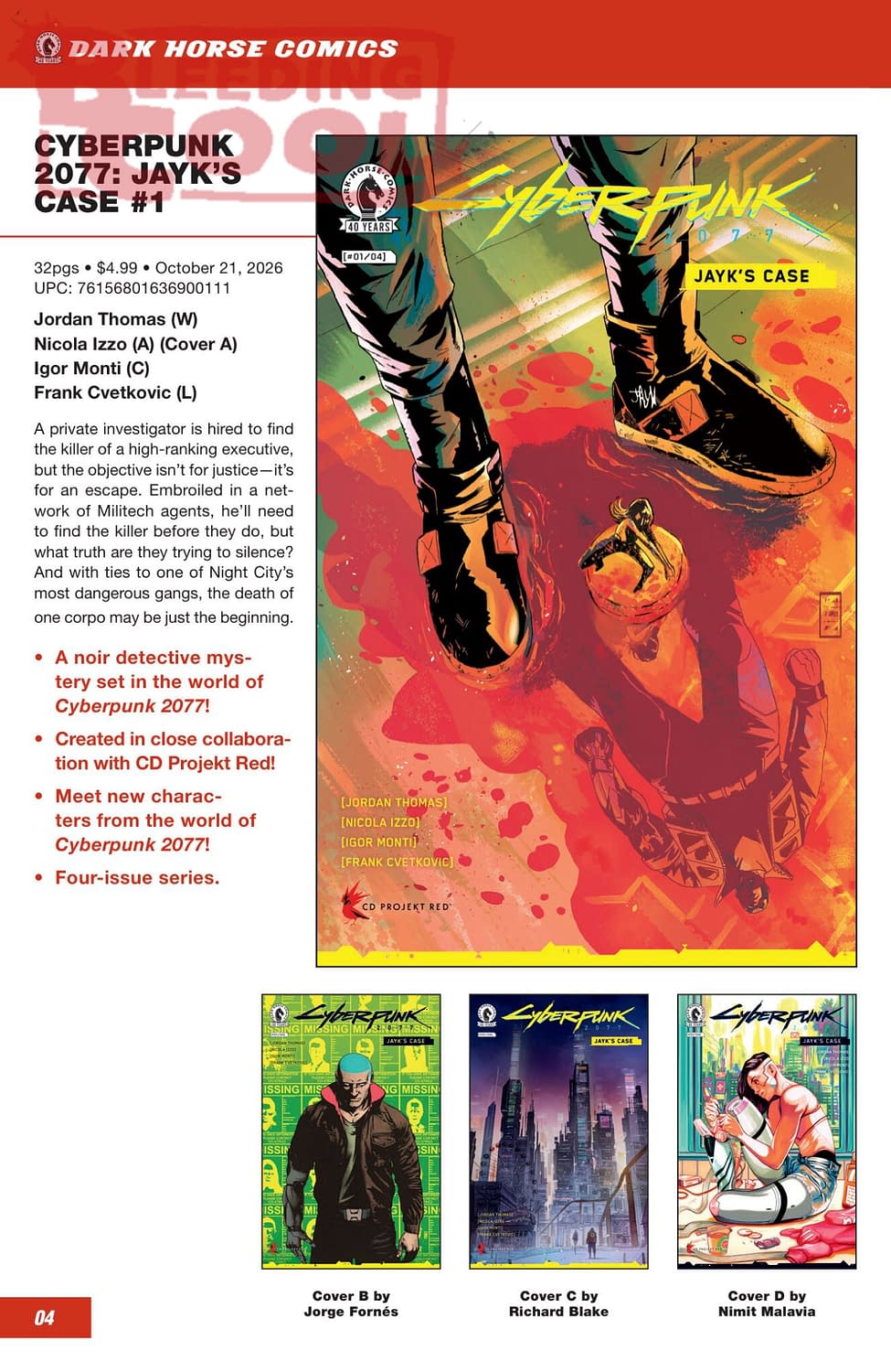 Dark Horse Comics October 2026 Full Solicits And Solicitations