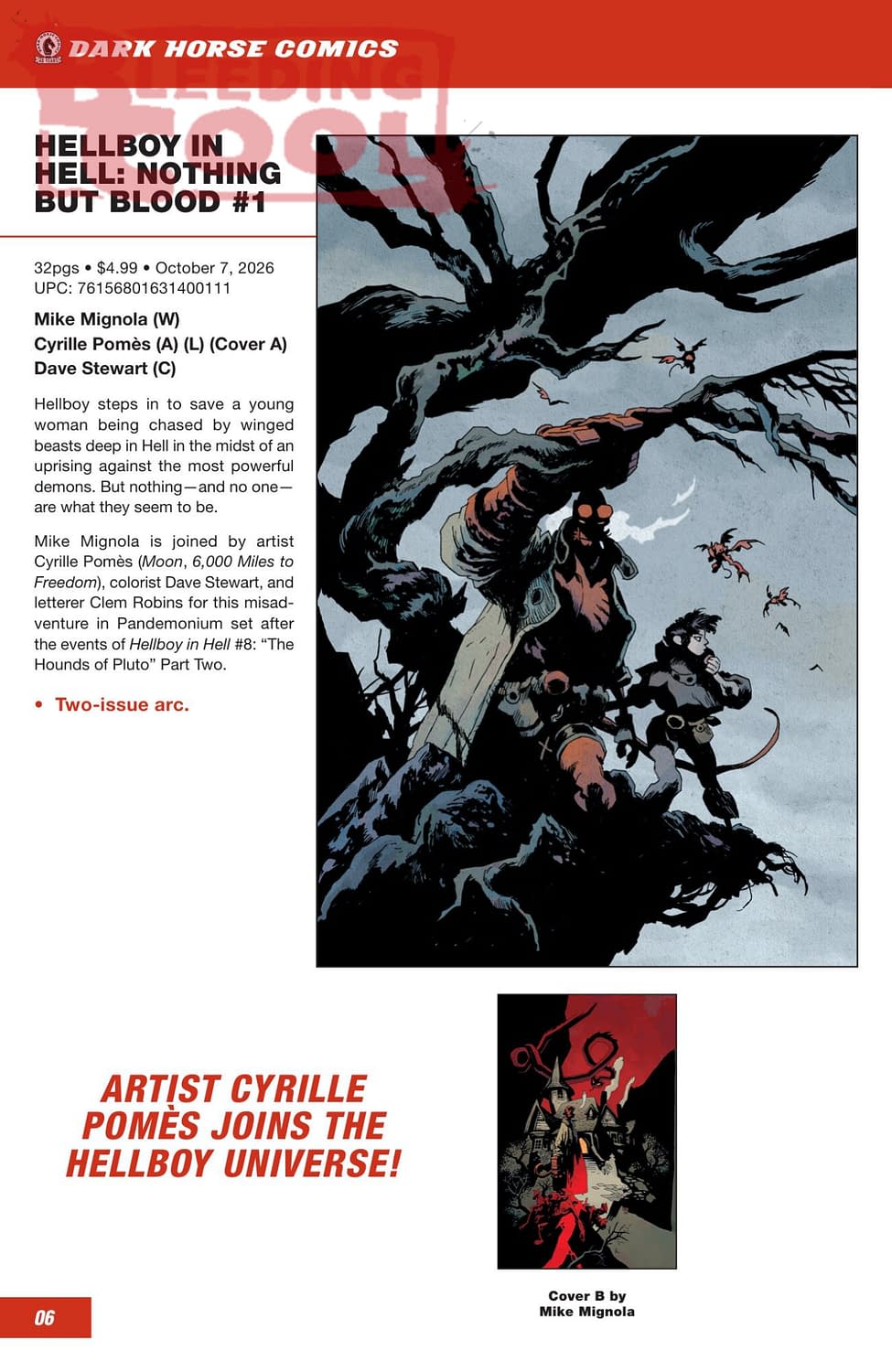 Dark Horse Comics October 2026 Full Solicits And Solicitations