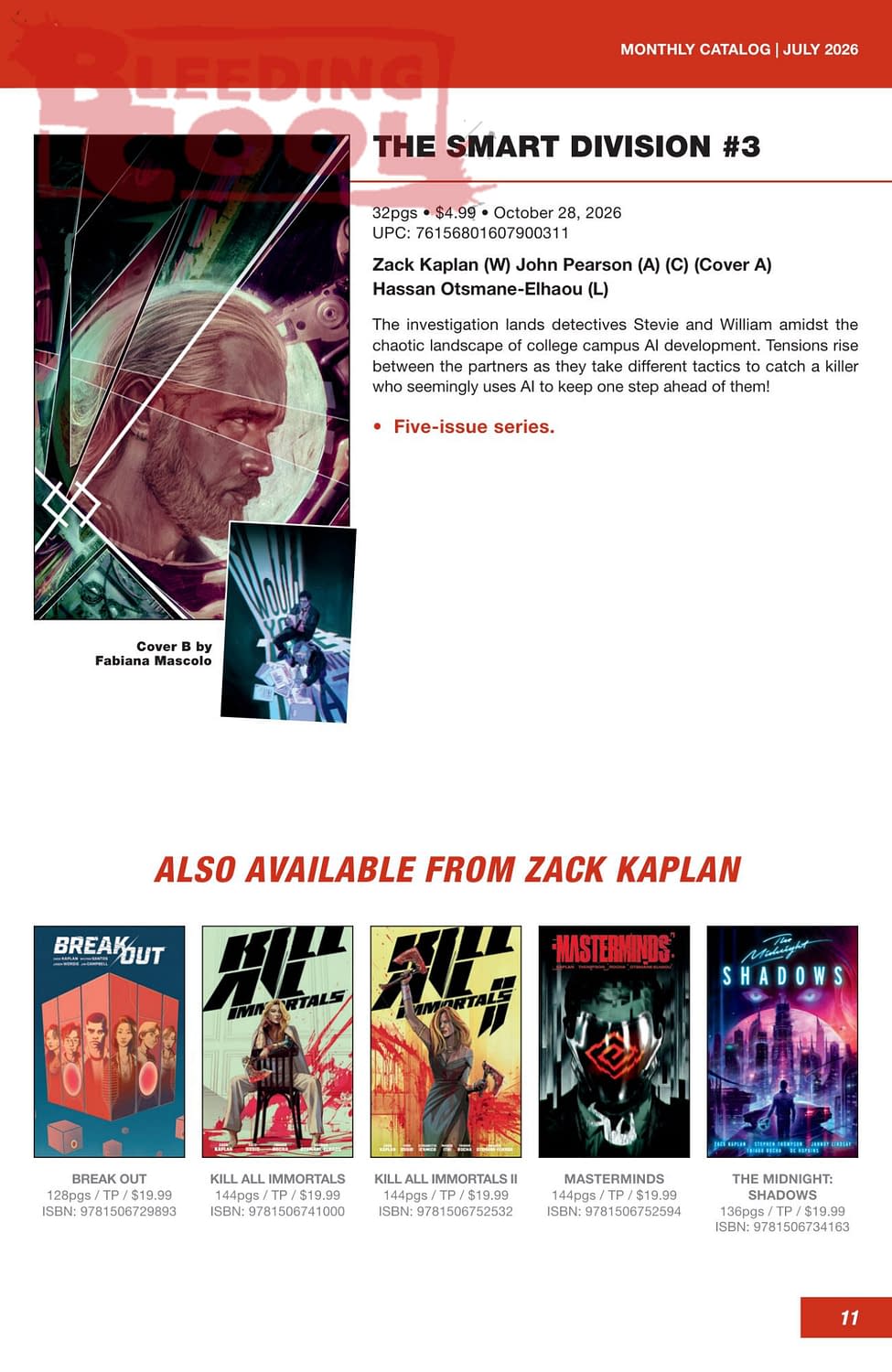Dark Horse Comics October 2026 Full Solicits And Solicitations