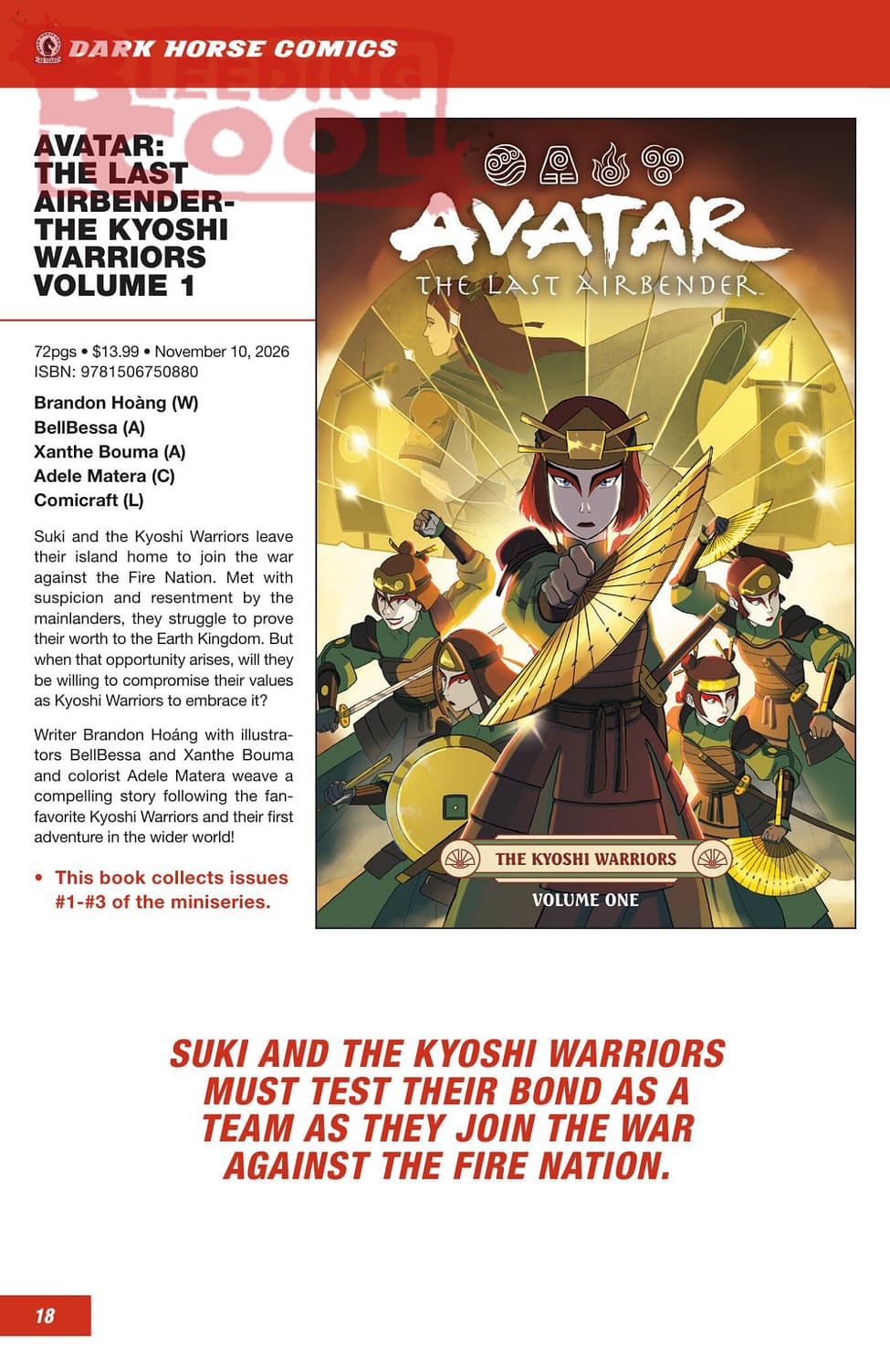 Dark Horse Comics October 2026 Full Solicits And Solicitations