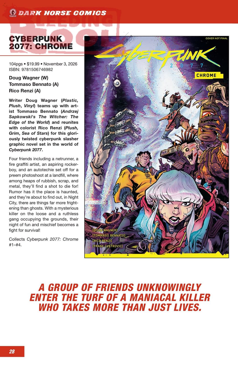 Dark Horse Comics October 2026 Full Solicits And Solicitations
