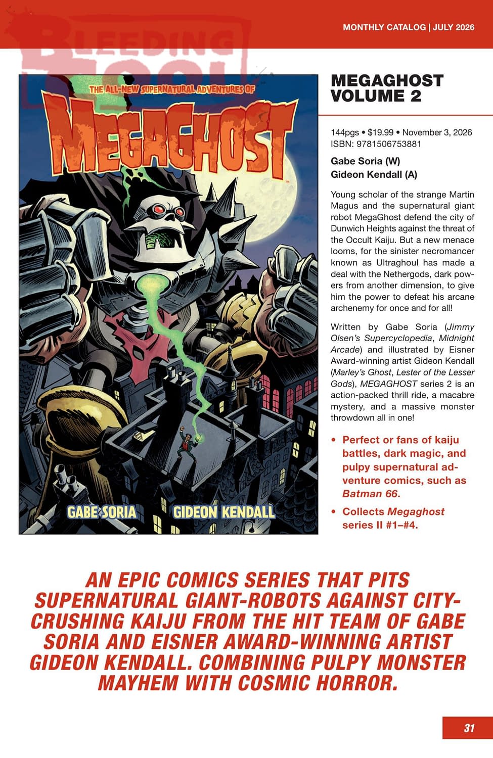 Dark Horse Comics October 2026 Full Solicits And Solicitations