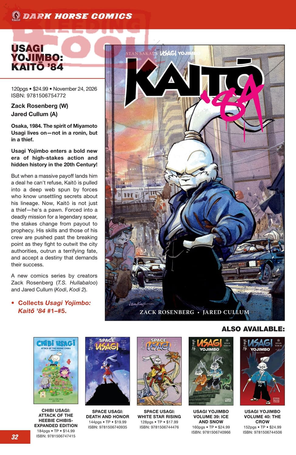 Dark Horse Comics October 2026 Full Solicits And Solicitations
