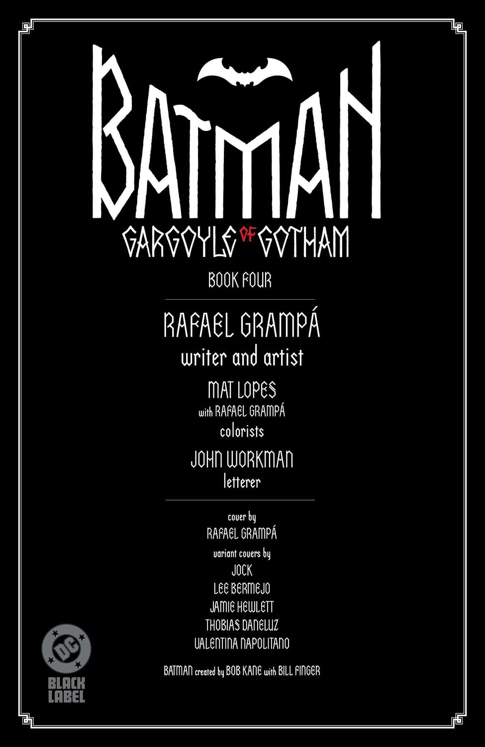 DC Press Release Reminds Fans Batman: Gargoyle Of Gotham Finale Is Out