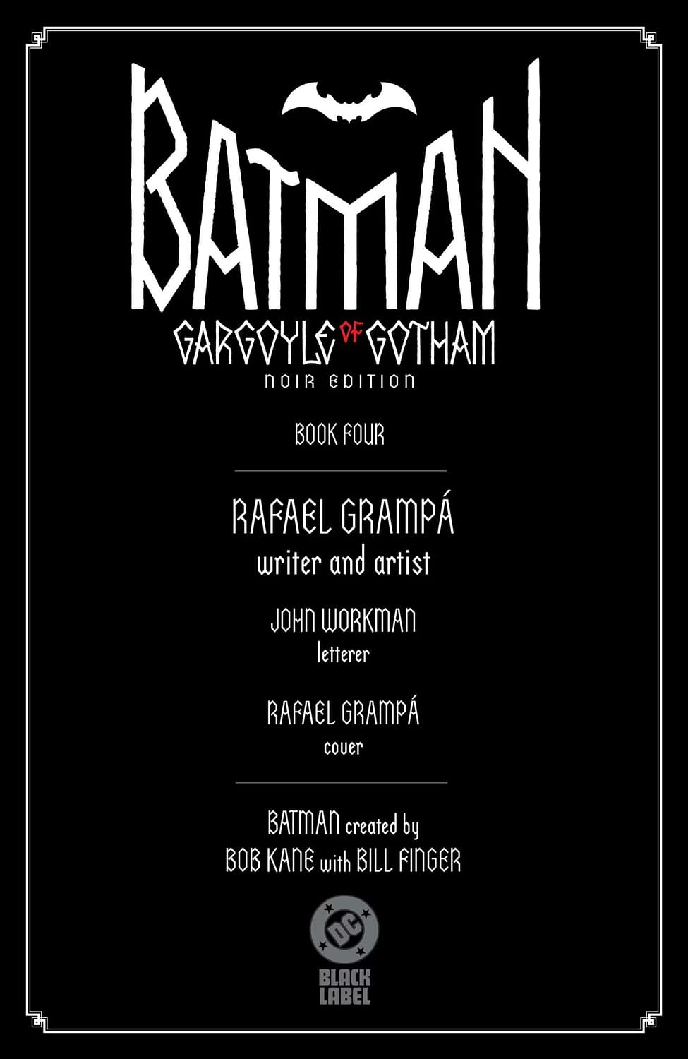 DC Press Release Reminds Fans Batman: Gargoyle Of Gotham Finale Is Out