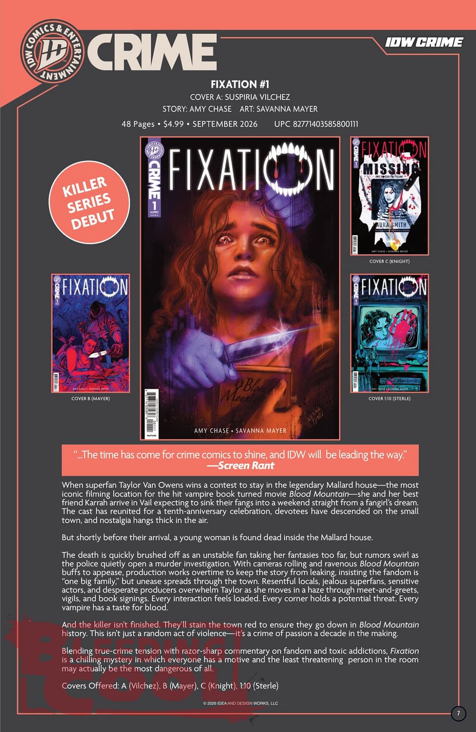 Exclusive: IDW' Publishing September 2026 Official Full Solicits