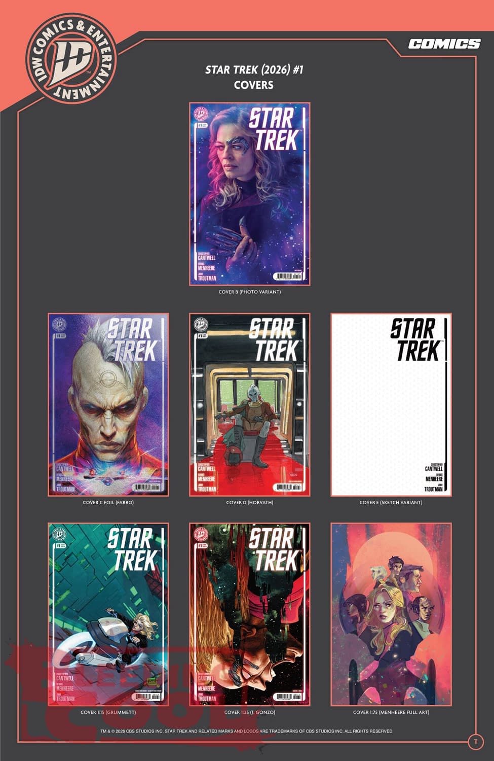 Exclusive: IDW' Publishing September 2026 Official Full Solicits