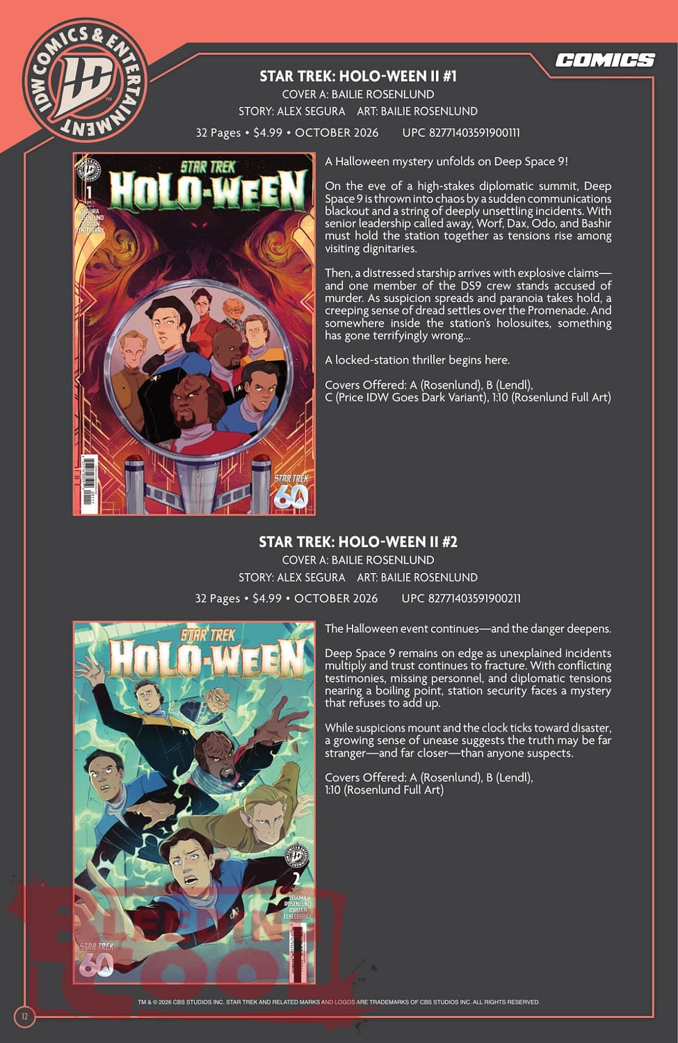 Exclusive: IDW' Publishing September 2026 Official Full Solicits