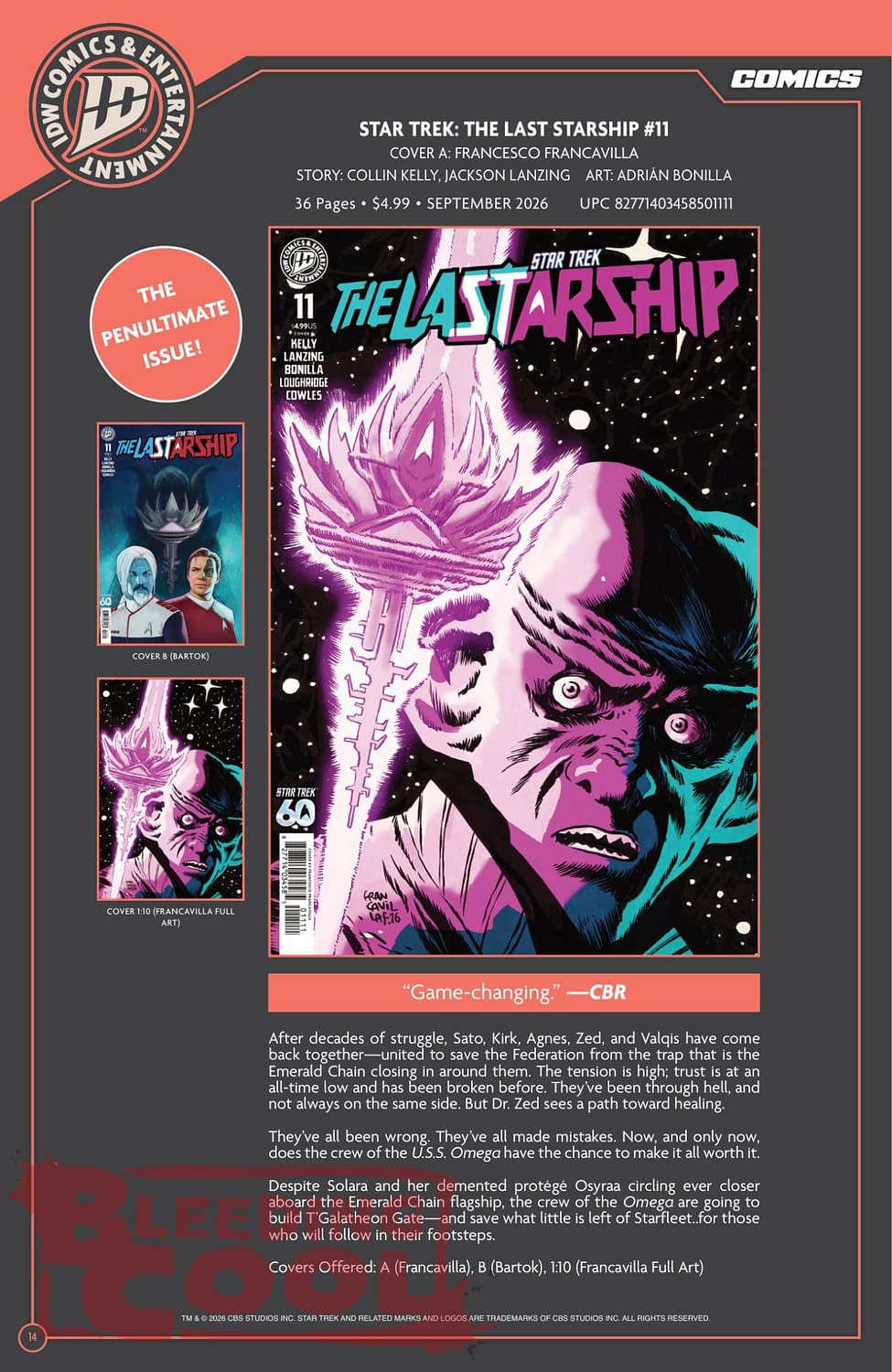 Exclusive: IDW' Publishing September 2026 Official Full Solicits