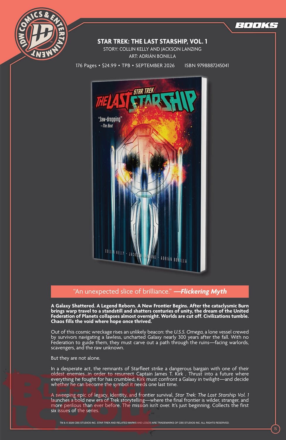 Exclusive: IDW' Publishing September 2026 Official Full Solicits