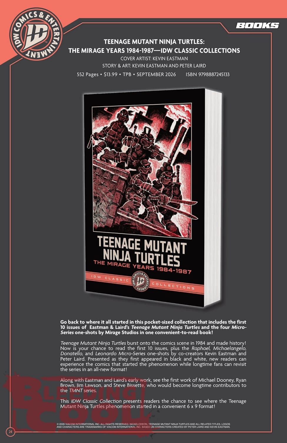 Exclusive: IDW' Publishing September 2026 Official Full Solicits