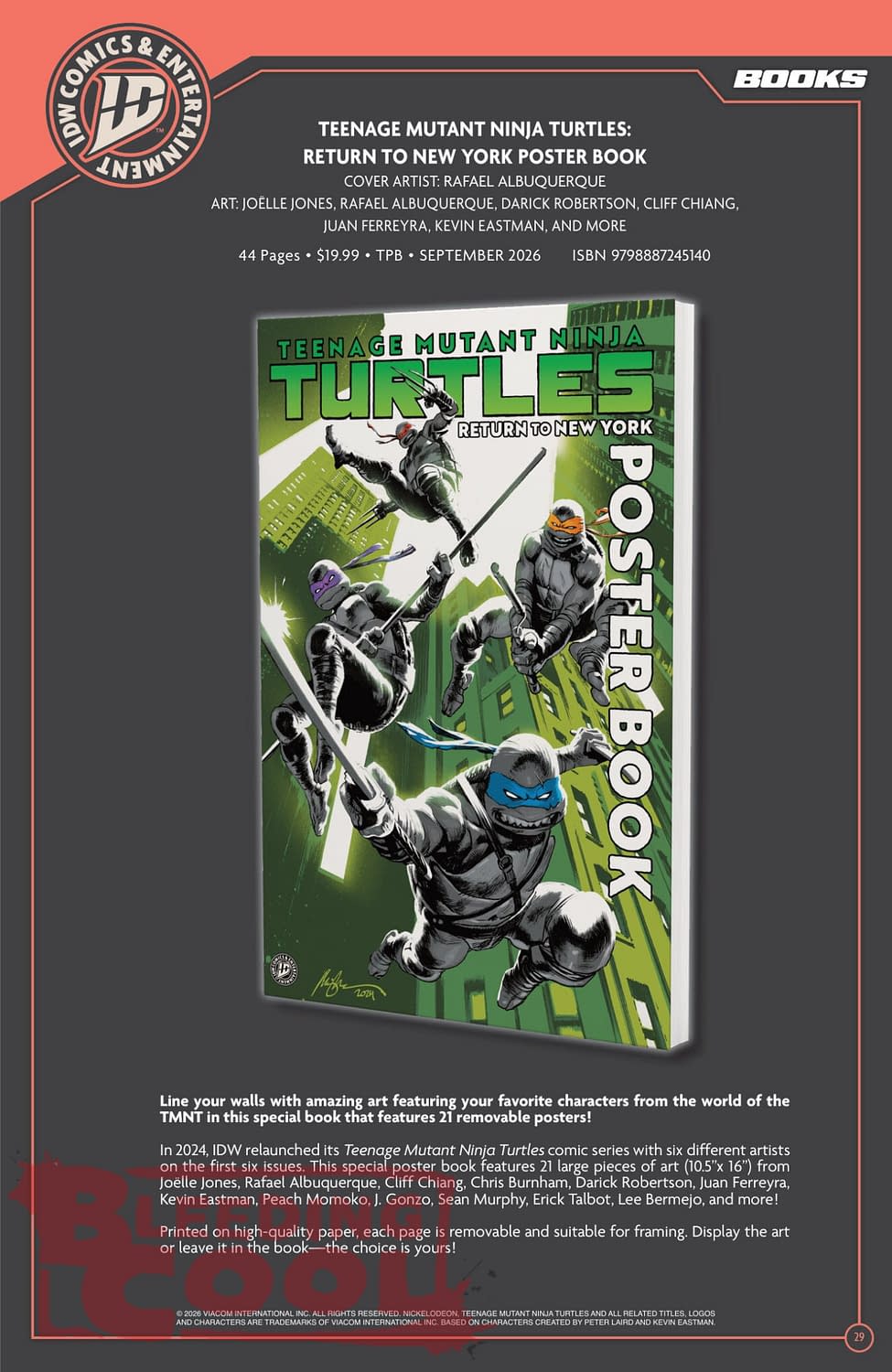 Exclusive: IDW' Publishing September 2026 Official Full Solicits
