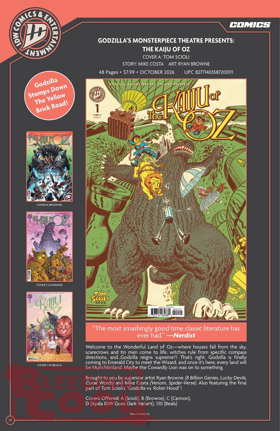 Exclusive: IDW' Publishing September 2026 Official Full Solicits