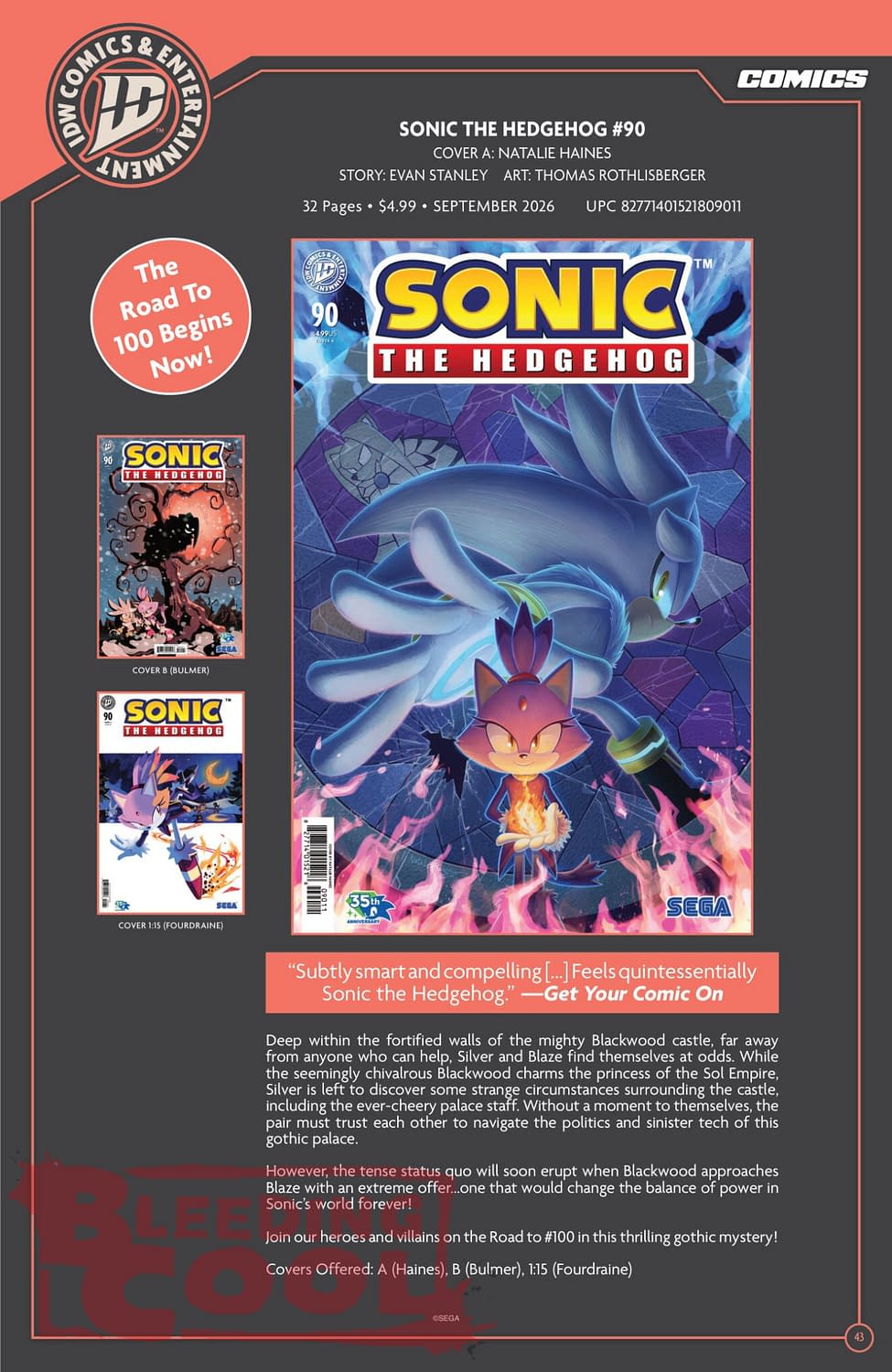 Exclusive: IDW' Publishing September 2026 Official Full Solicits