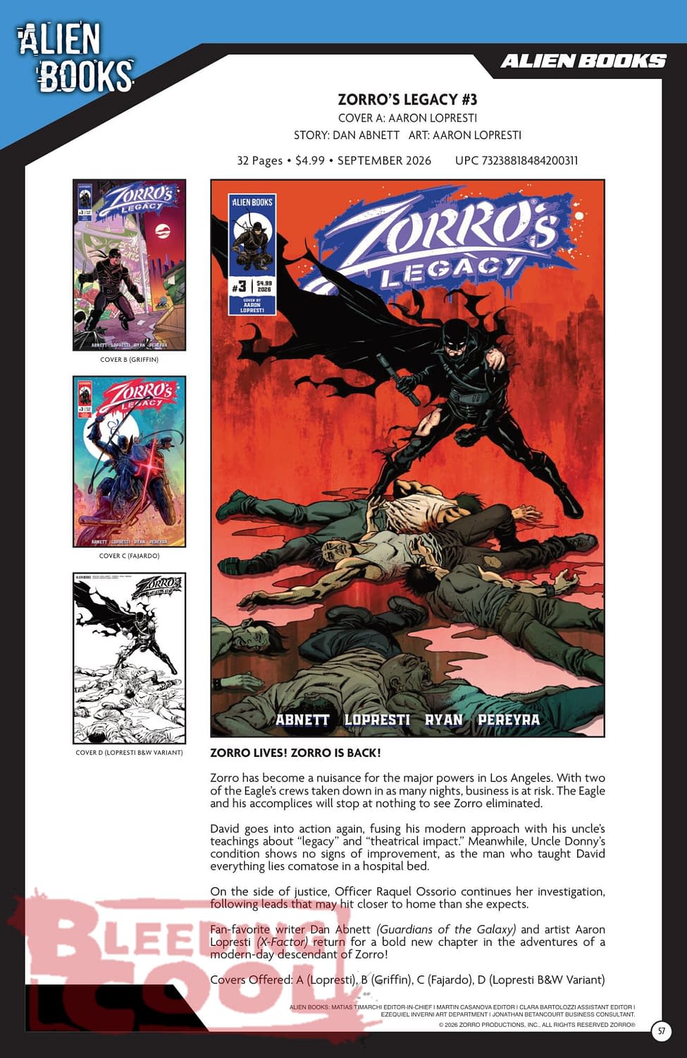 Exclusive: IDW' Publishing September 2026 Official Full Solicits
