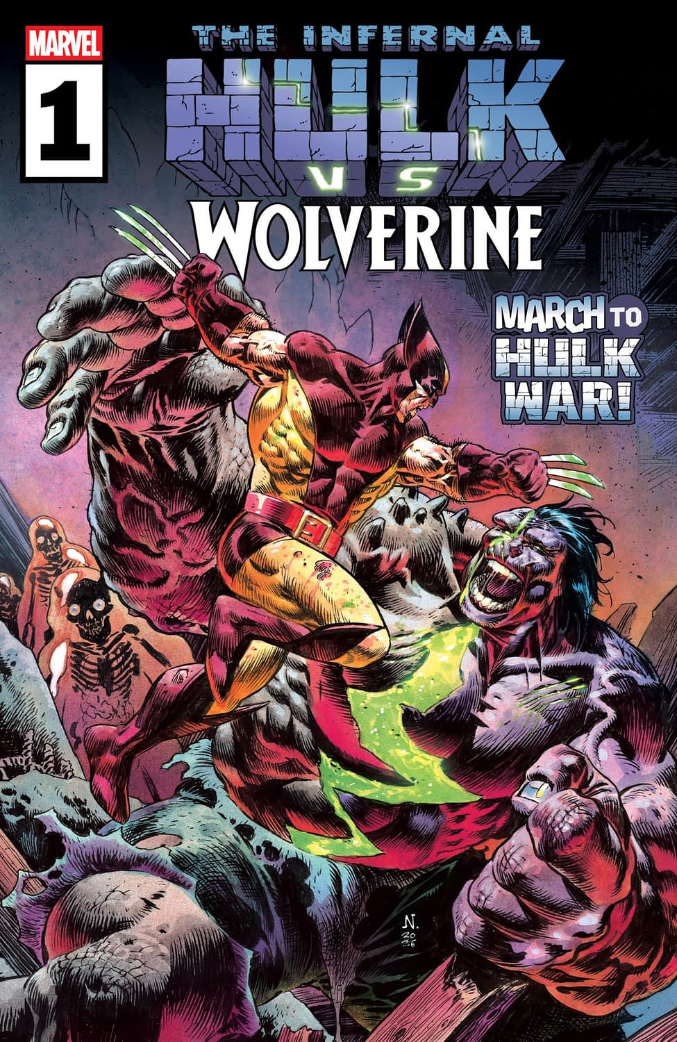Infernal Hulk Vs One-Shots Against Wolverine, FF, Spidey & Avengers