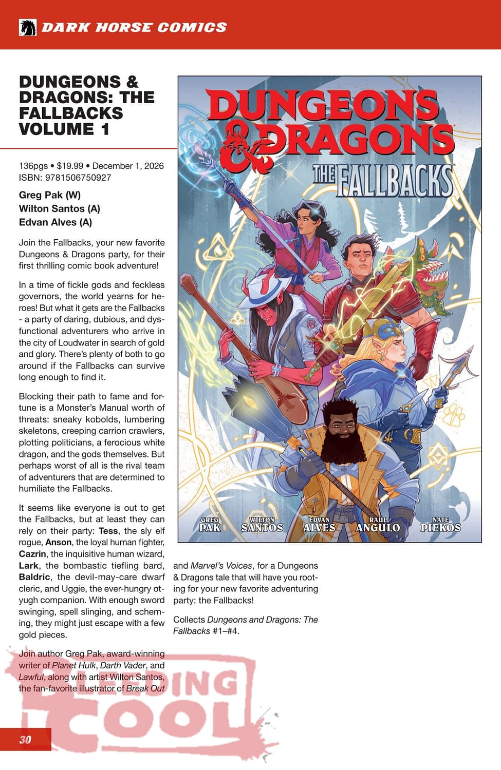 Dark Horse Comics' Official Full October 2026 Solicits