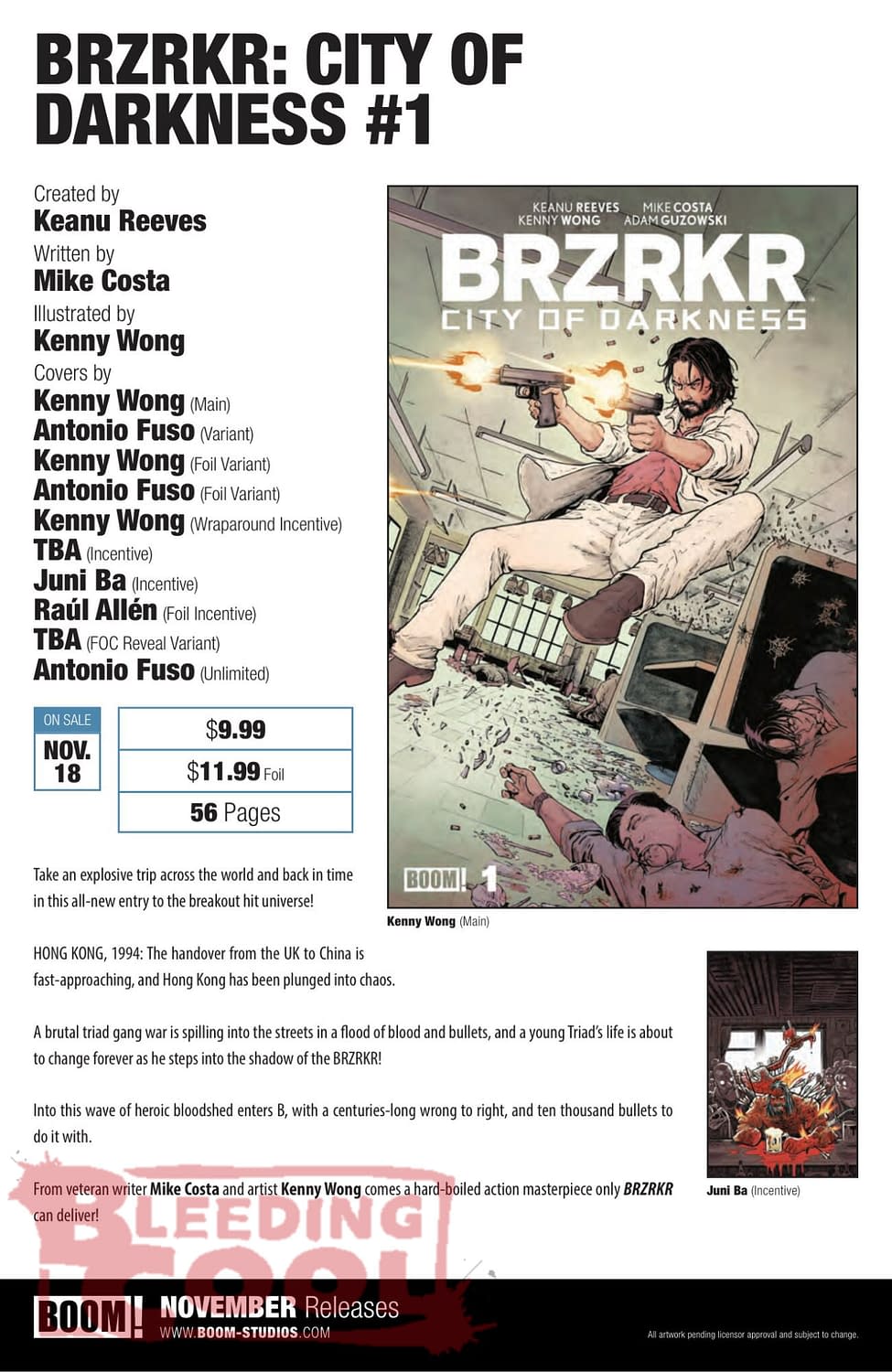 Exclusive: Boom Studios November 2026 Solicits
