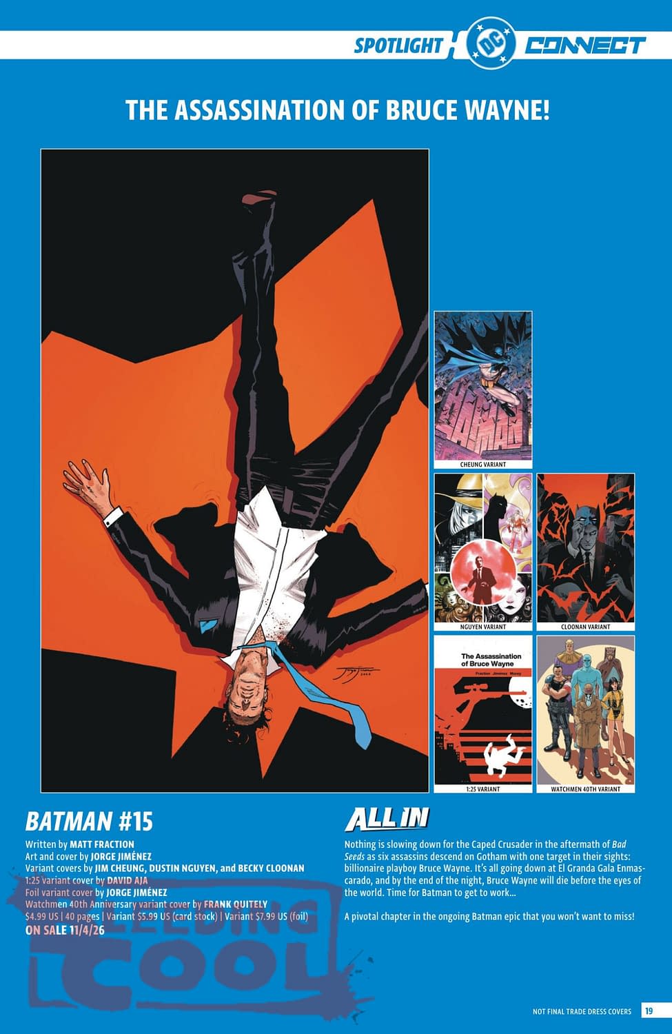 DC Comics Full Official November 2026 Solicits