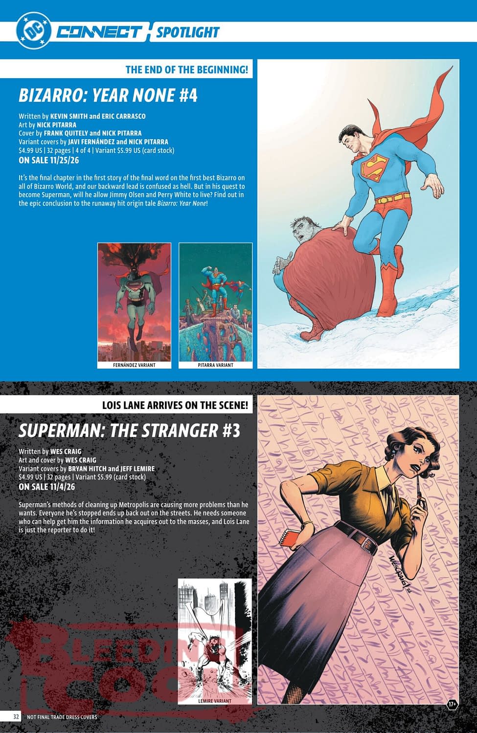 DC Comics Full Official November 2026 Solicits And Solicitations