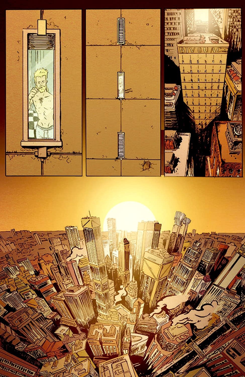 The Paul Pope Cover To Bad Idea's Lancer #1, Just A Photo Of Paul Pope