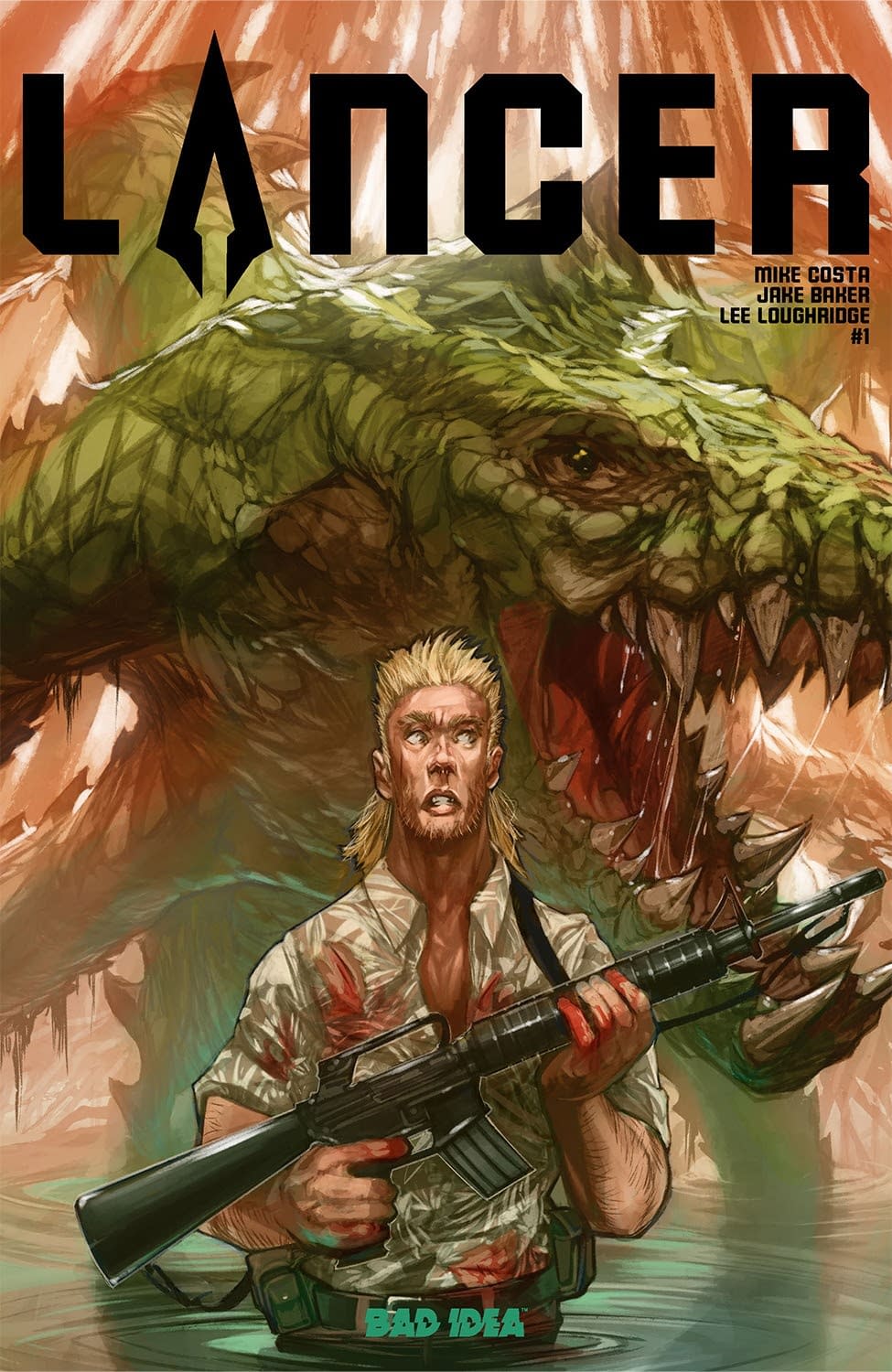 The Paul Pope Cover To Bad Idea's Lancer #1, Just A Photo Of Paul Pope
