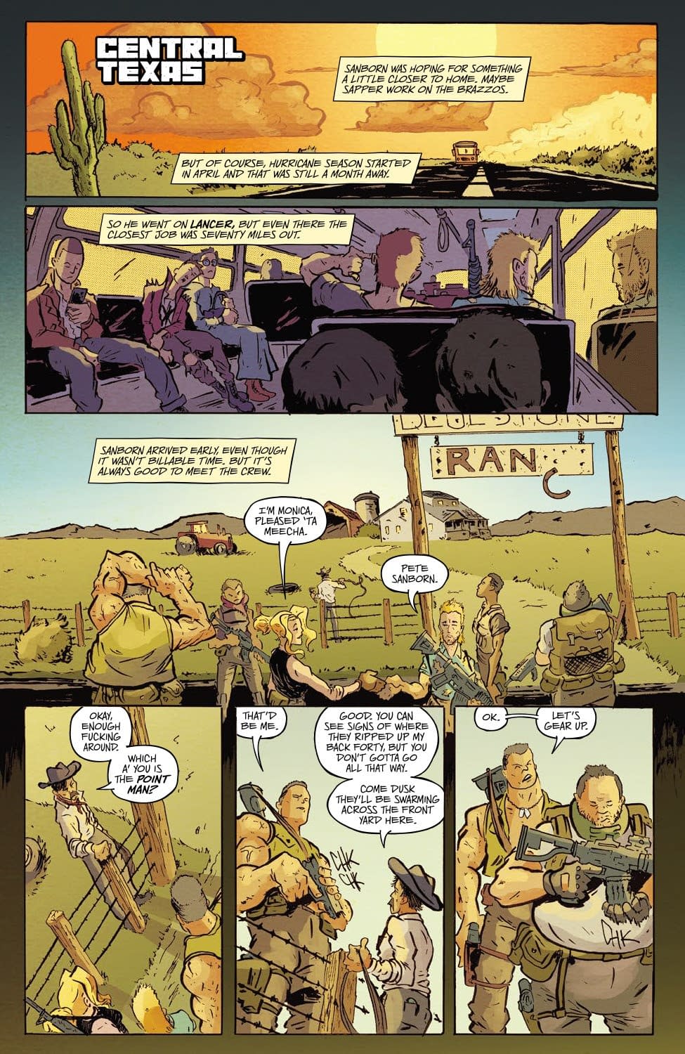 The Paul Pope Cover To Bad Idea's Lancer #1, Just A Photo Of Paul Pope