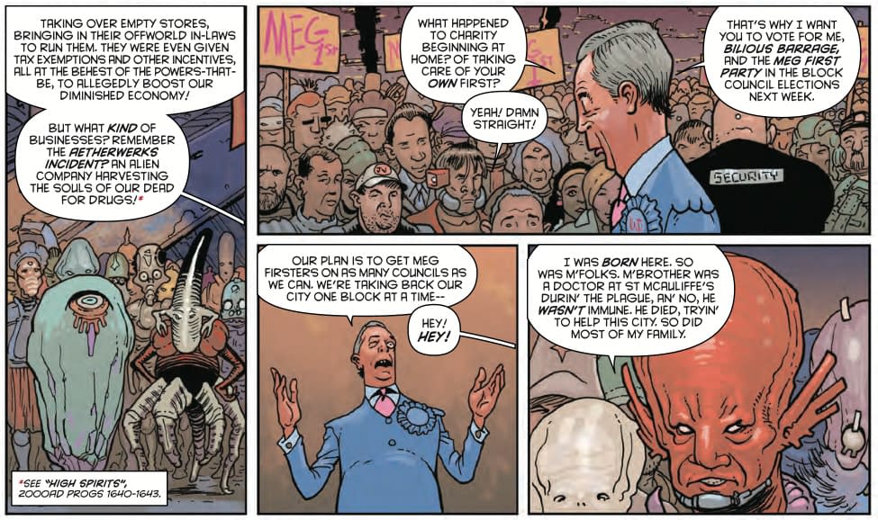 Judge Dredd Defeated By Brexit With EU Subscriptions Surcharge