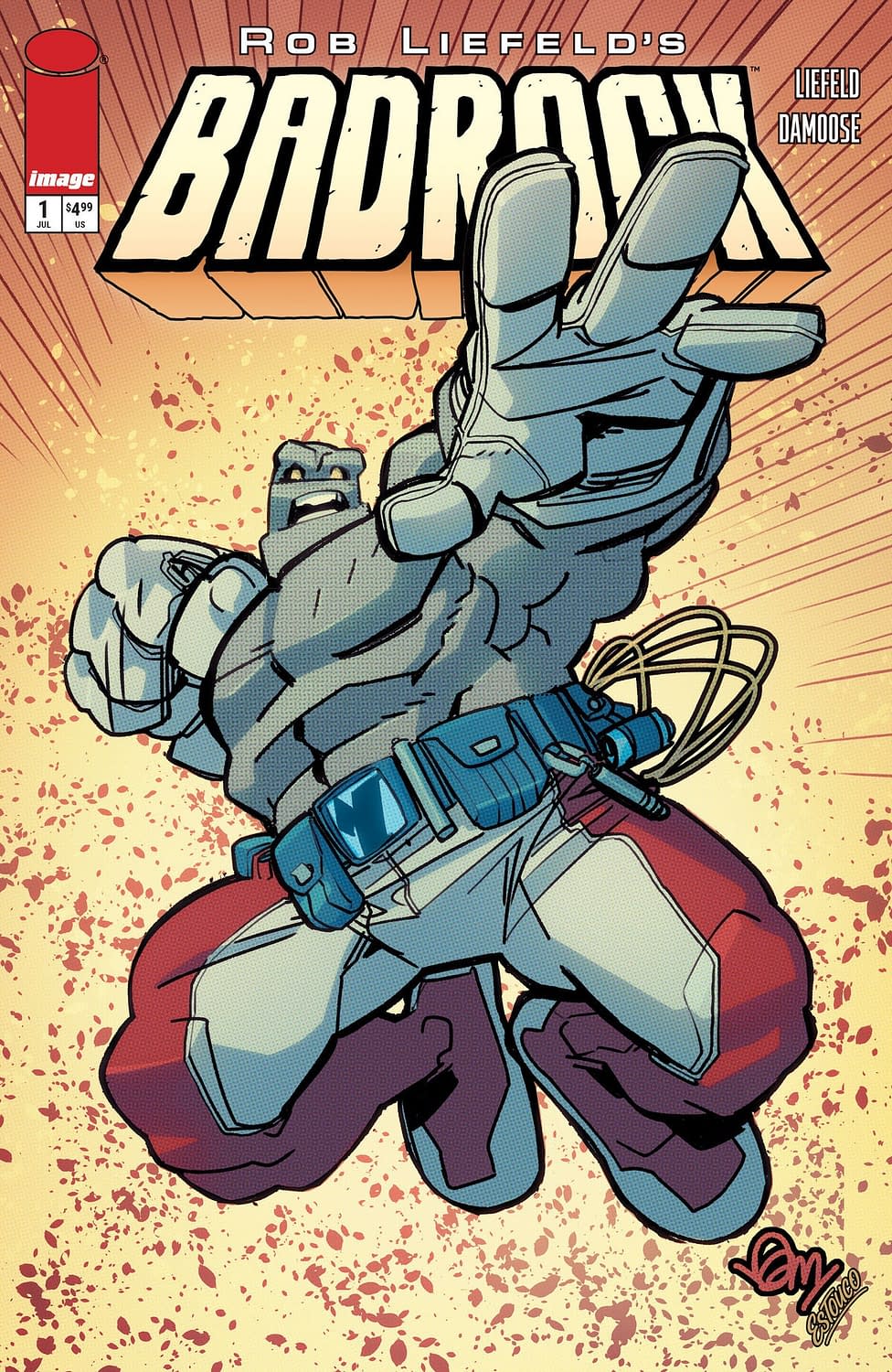Rob Liefeld And Seth Damoose Launch Badrock #1 From Image Comics
