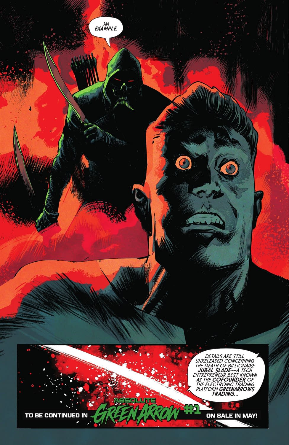 Our Three Page Lettered Preview Of Absolute Green Arrow #1