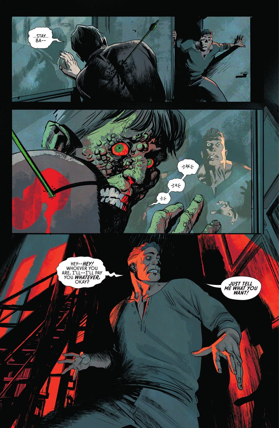 Our Three Page Lettered Preview Of Absolute Green Arrow #1