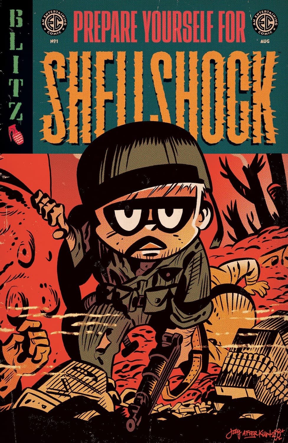 EC Comics Goes To War In August With Shell Shock Anthology From Oni