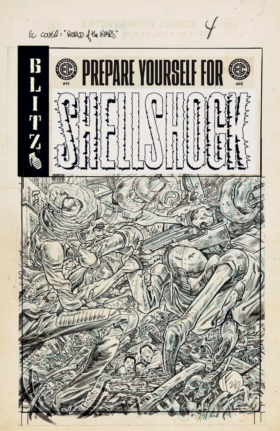 EC Comics Goes To War In August With Shell Shock Anthology From Oni