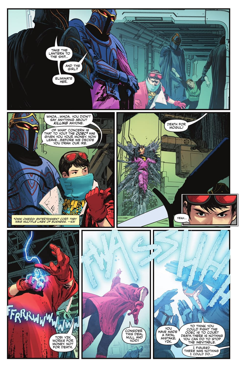 Omega + Entertainment Corps, DC Comics And Trademarks