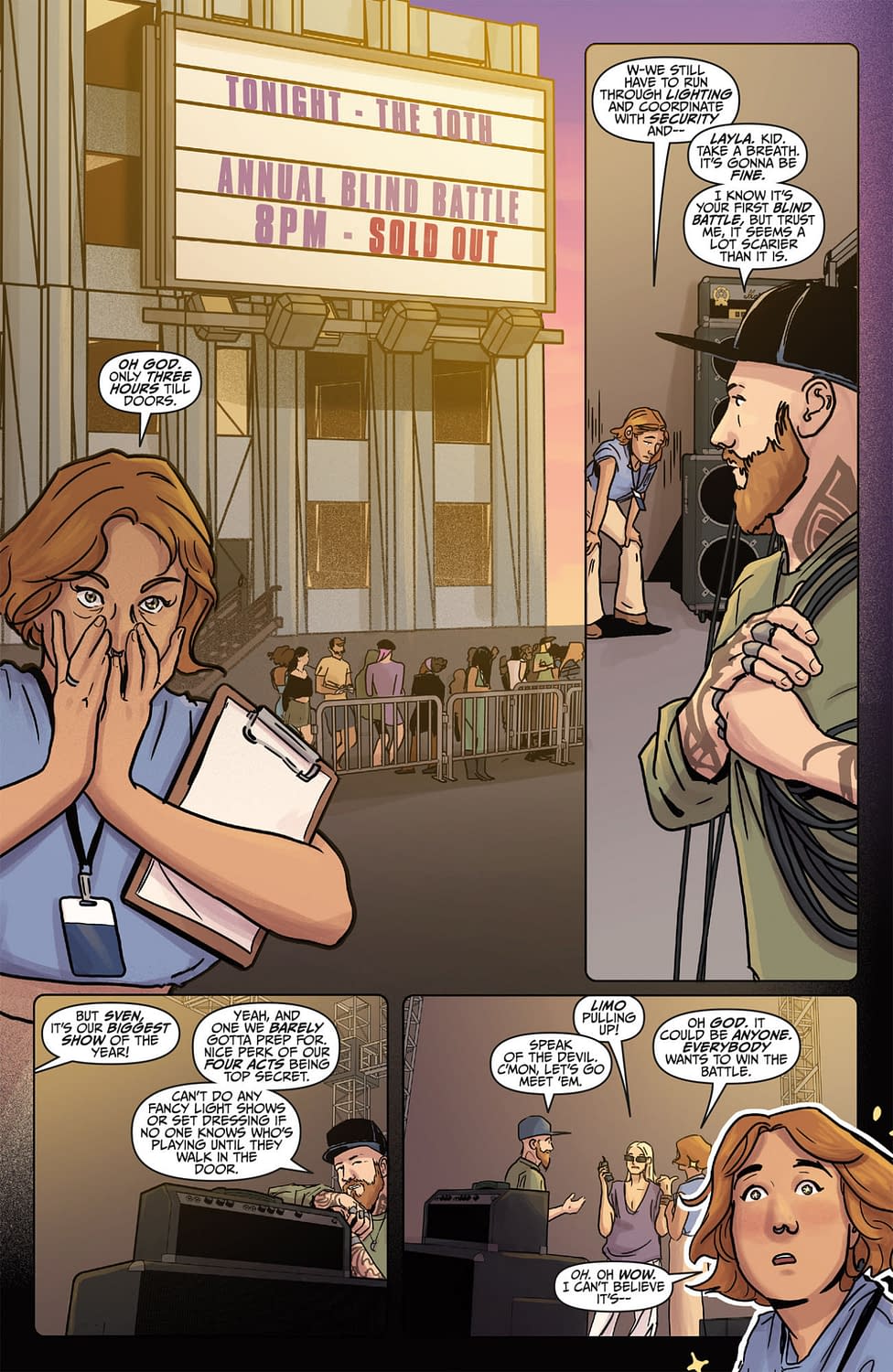 Dark Horse Surprise-Launches Stage Tour Comic At San Diego Comic-Con