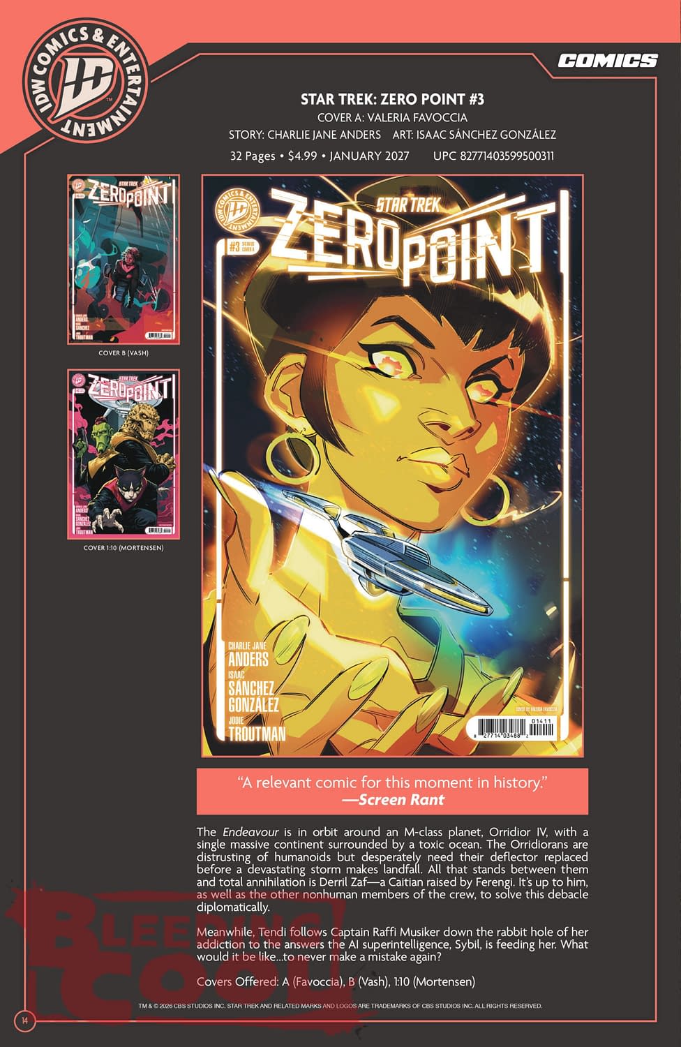 Exclusive: IDW's Official Full December 2026 Solicits & Solicitations