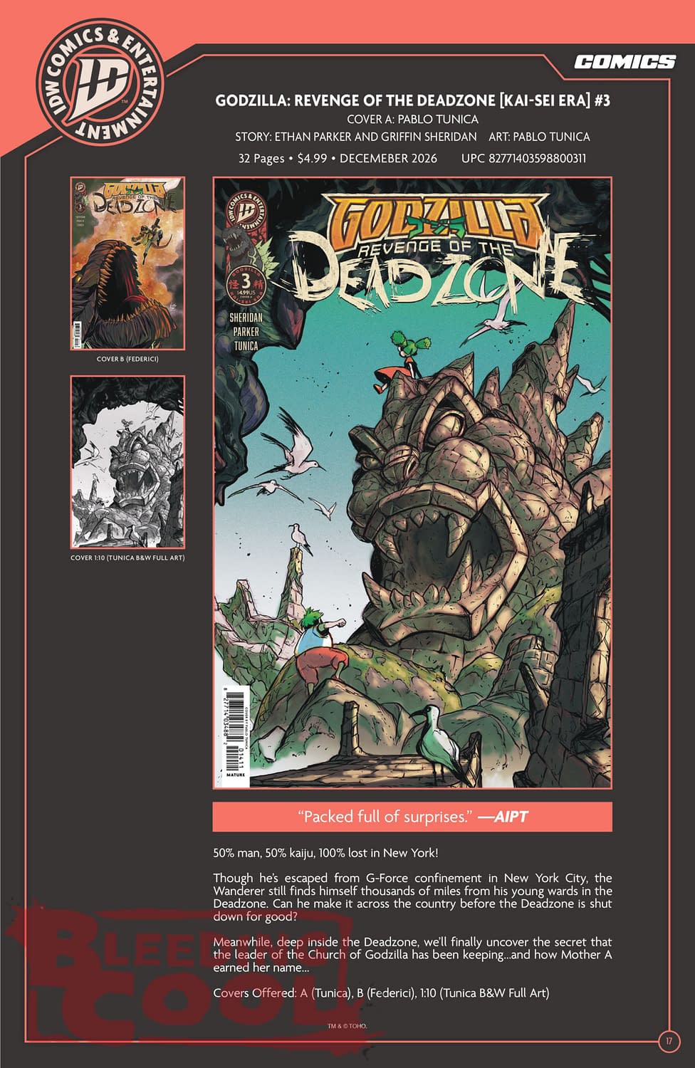 Exclusive: IDW's Official Full December 2026 Solicits & Solicitations