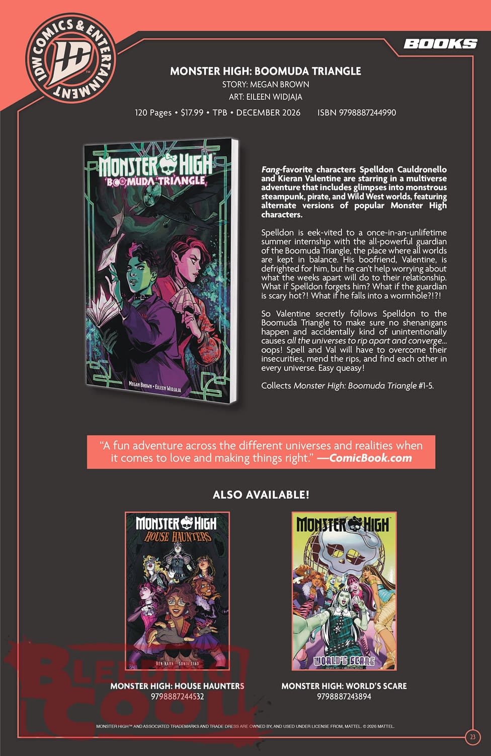 Exclusive: IDW's Official Full December 2026 Solicits & Solicitations