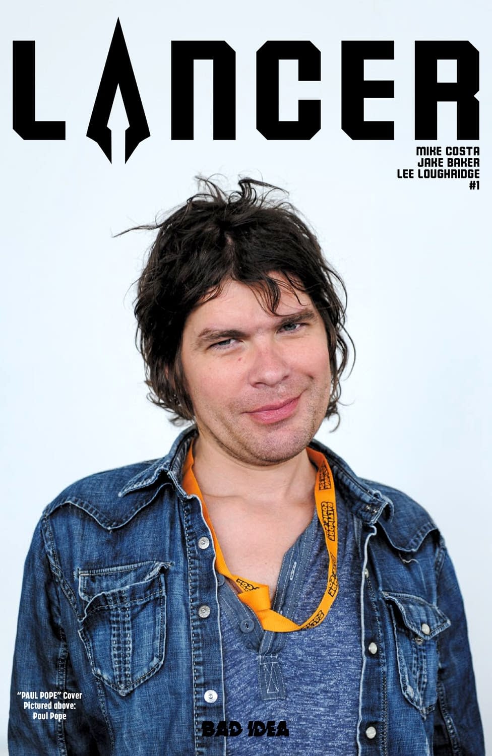 The Paul Pope Cover To Bad Idea's Lancer #1, Just A Photo Of Paul Pope