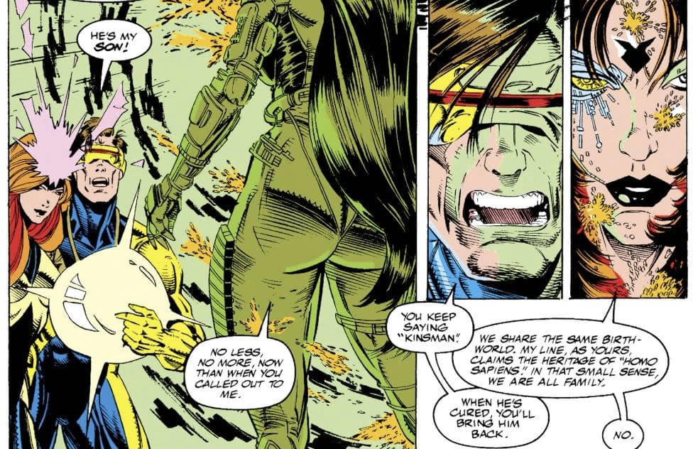 Rob Liefeld Vs Rob Liefeld Over Jim Lee And Cable's Origin