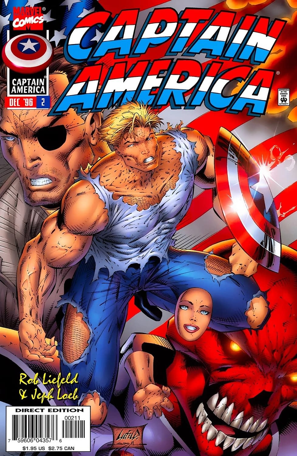 Separated At Birth - Jim Lee's Batman & Rob Liefeld's Captain America?