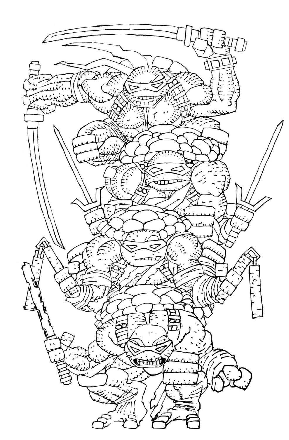 J Scott Campbell Teenage Mutant Ninja Turtles #300