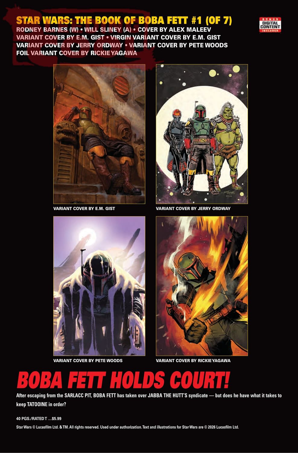 Marvel Comics September 2026 Official Full Solicits And Solicitations