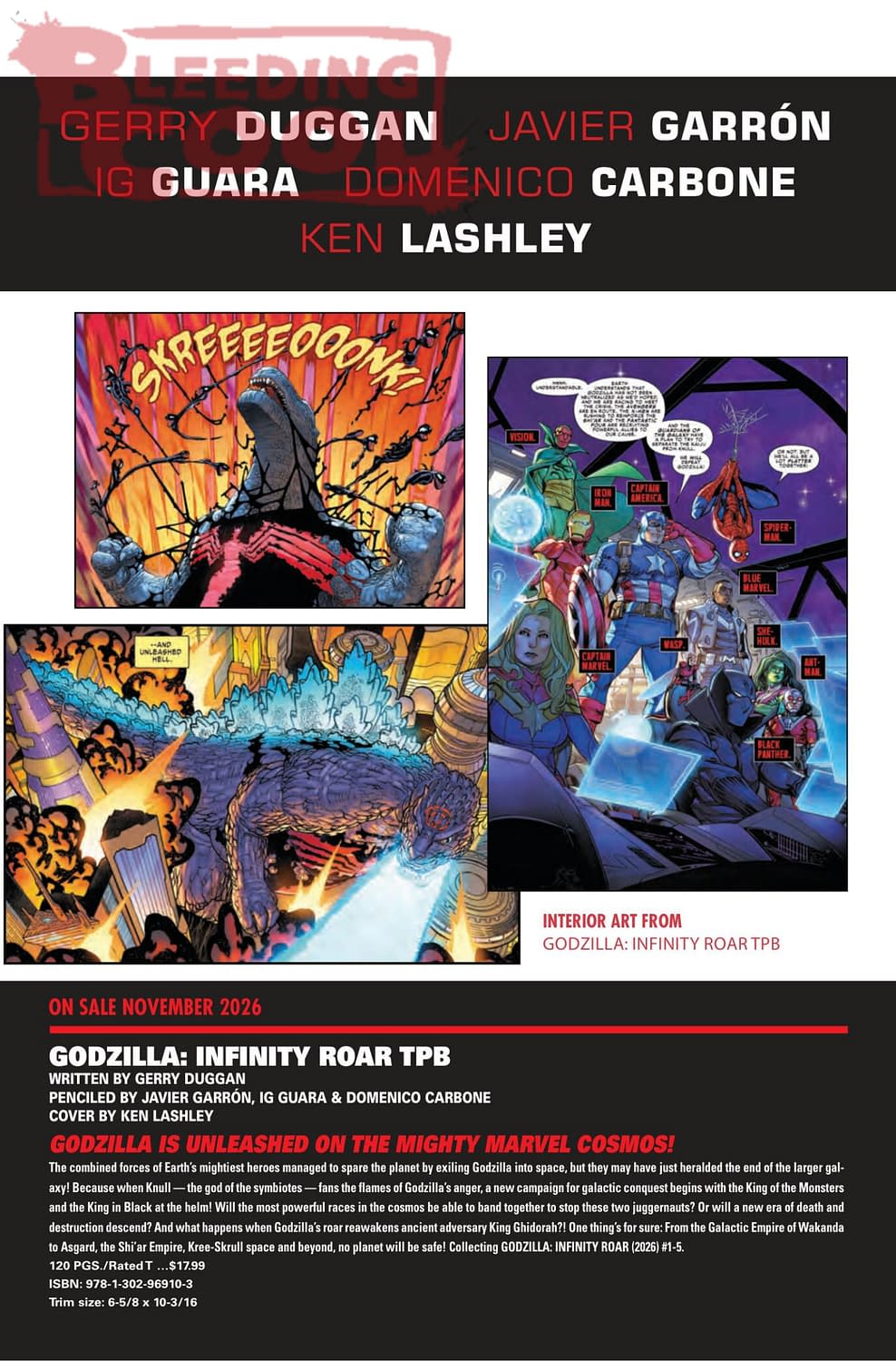 Marvel Comics September 2026 Official Full Solicits And Solicitations